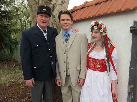 Piroschka bei der Kostuemprobe